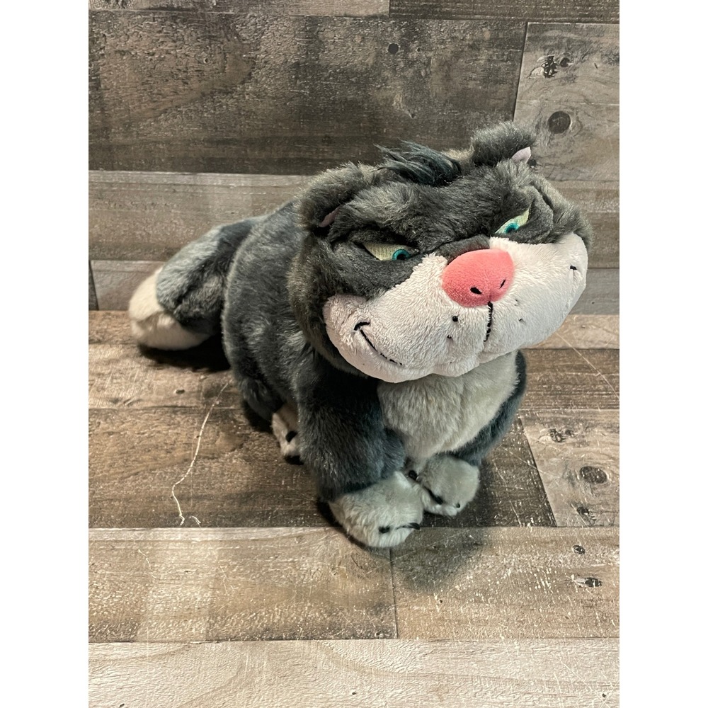 Disney Store Cinderella Lucifer the Cat Plush Grey Stuffed Animal Toy DU02573A